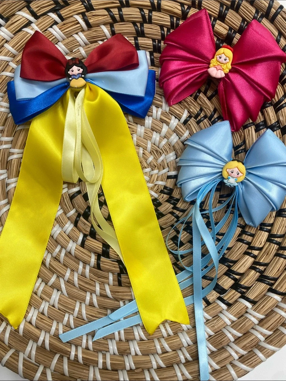 Bundle of 3 Princess Hair Bows